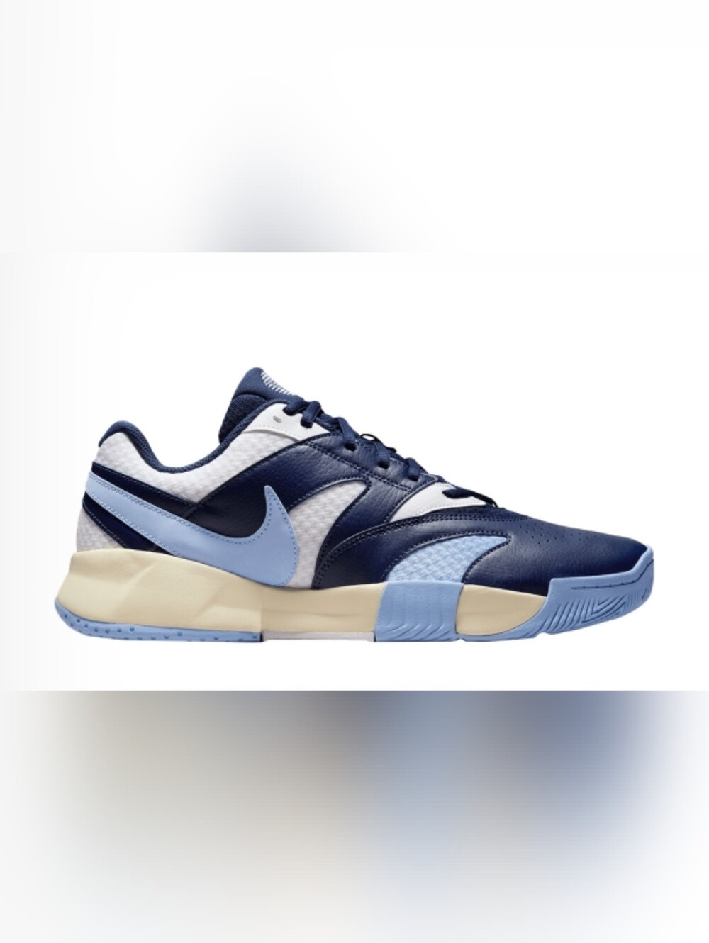 Nike Court Lite 4 Tennis Shoes ~ White Psychic Blue Navy FD6574-103 | W8 / 6.5M